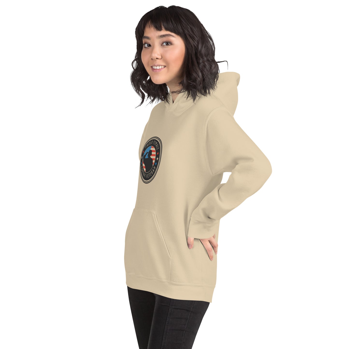 Proud Female Combat Veteran Hoodie