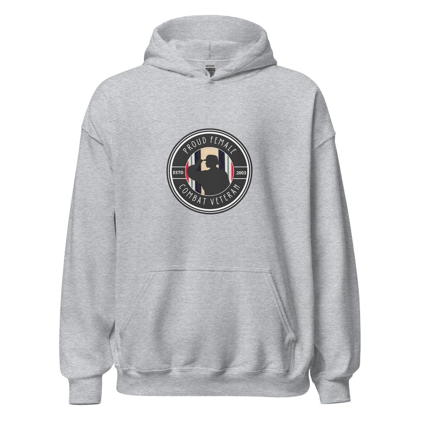 Proud Female Combat Veteran (est. 2003) Hoodie