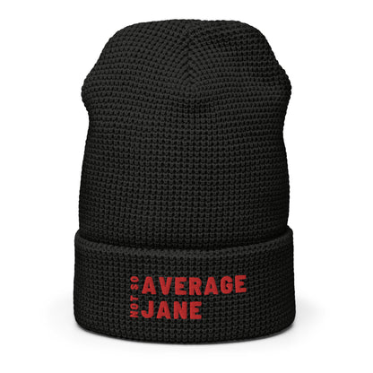 not so Average Jane Waffle beanie
