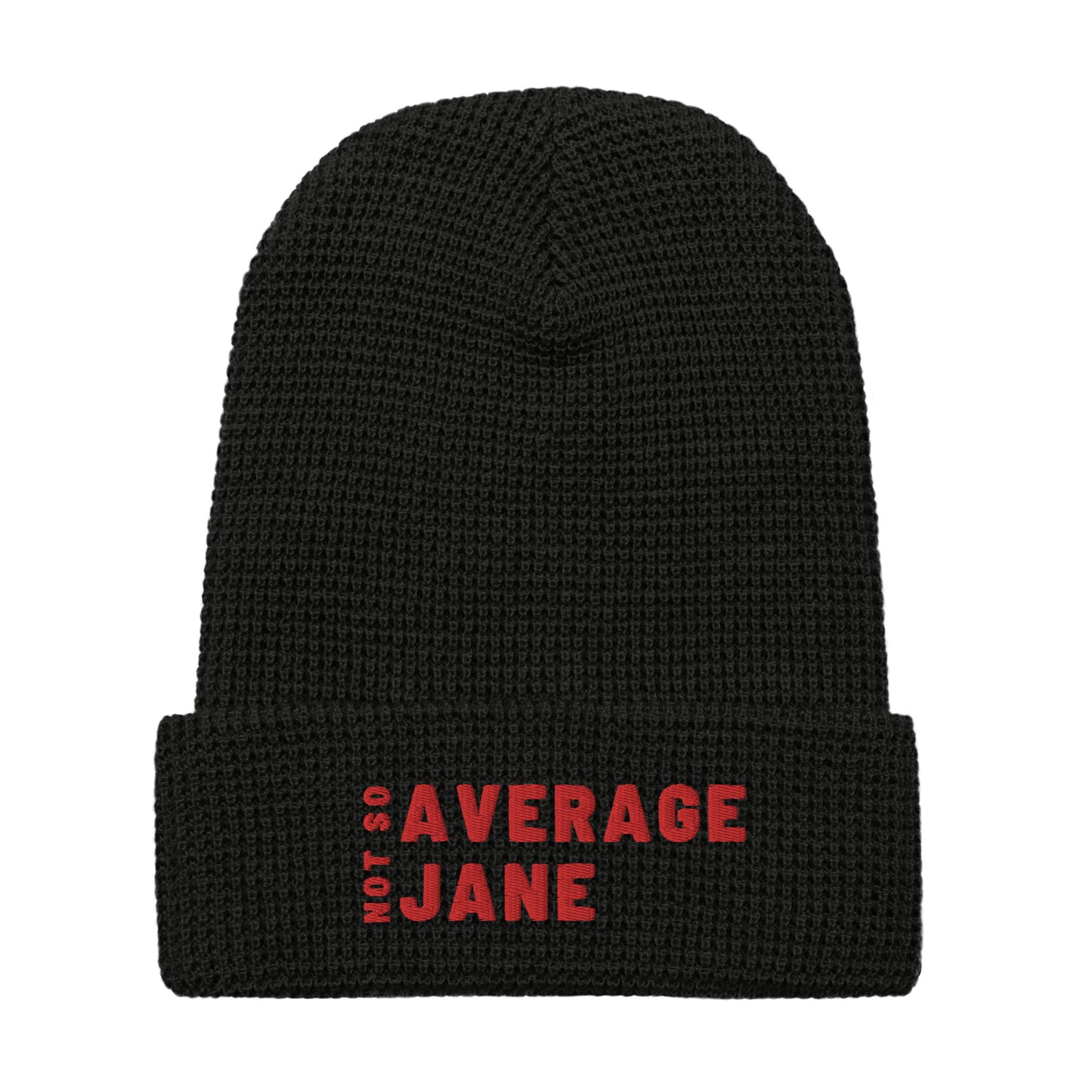 not so Average Jane Waffle beanie